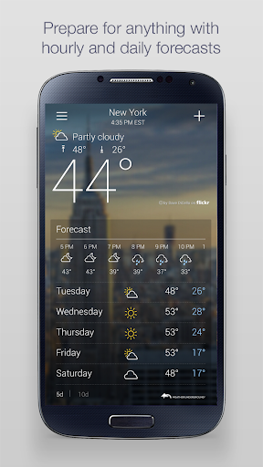 Yahoo Weather: Pronóstico y mapas